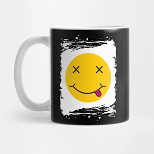 smiling face tee- best funny tshirt - funny shirts for men - funny shirts for women Mug